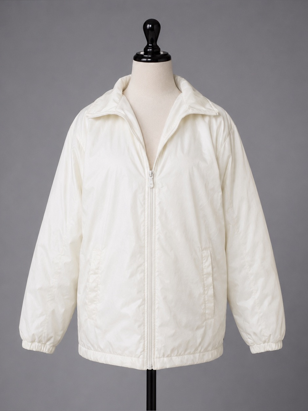 Totes Small Ivory  Rain Jacket. Inner pocket. Polyester fill